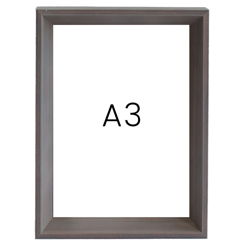 5mm트윈 원목액자 웨딩액자 그림 포스터 프레임 인테리어 A3 297x420mm, 그레이 - 메인 이미지