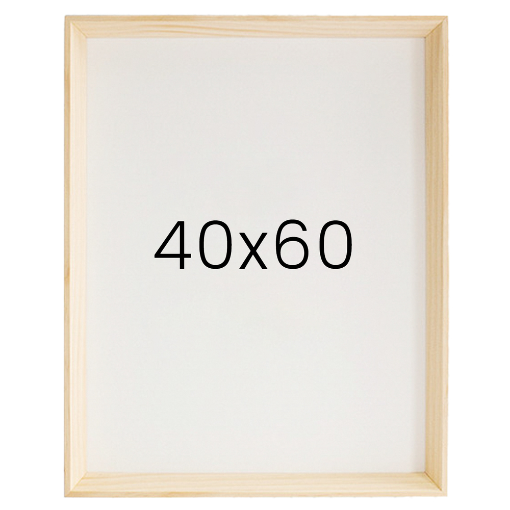 5mm트윈 원목액자 웨딩액자 그림 포스터 프레임 인테리어 40x60 400x600mm, 내츄럴 - 메인 이미지