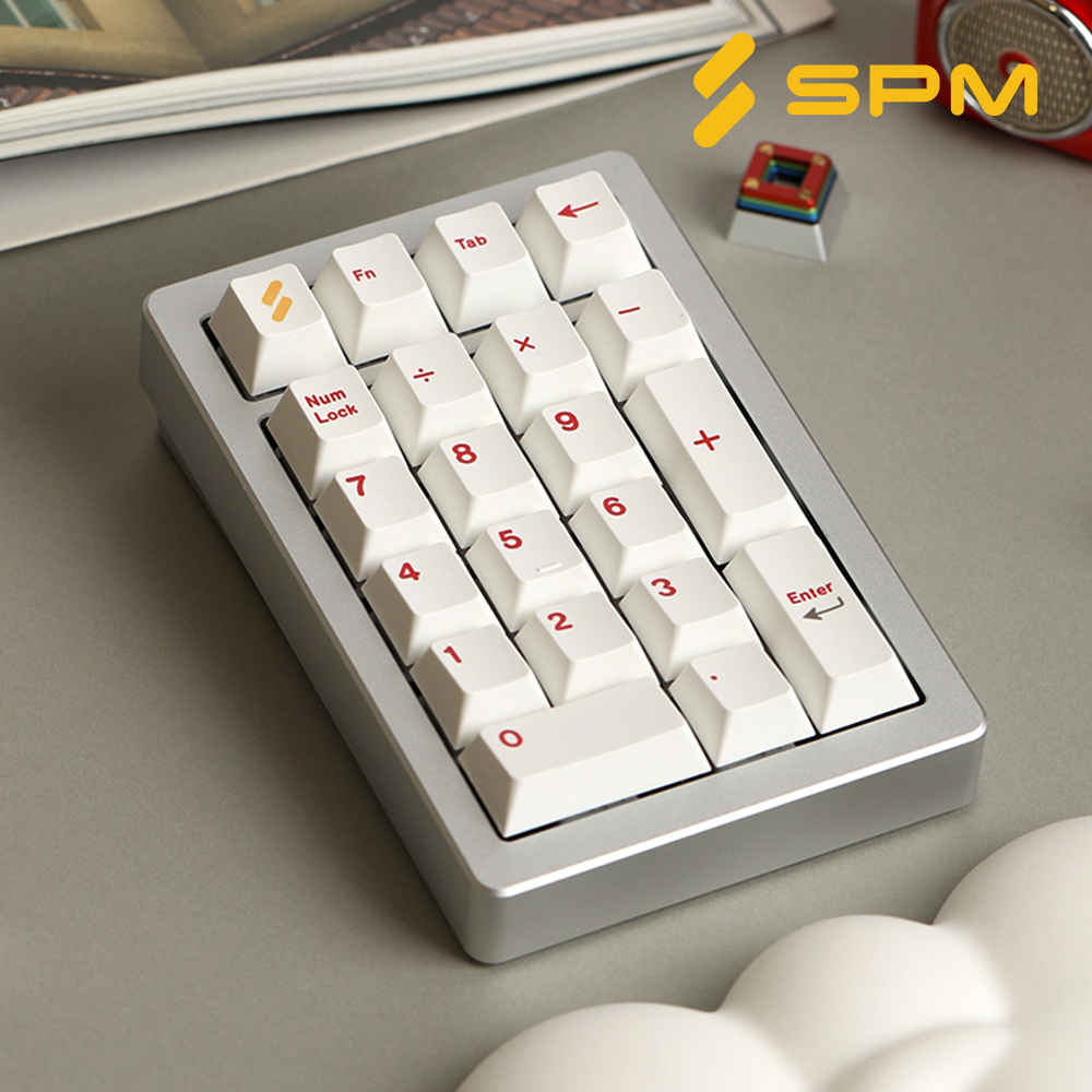 Soulcat PBT 키패드 키캡 체리 염료승화 ROW - 메인 이미지