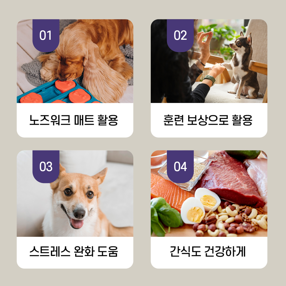 [여기서만] 목우촌 펫9단 황태 노즈워크 훈련용 촉촉 큐브 트릿 대용량 간식 1kg 이미지 3