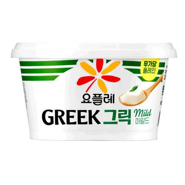 빙그레 요플레 그릭요거트 무가당 마일드 플레인, 400g, 3개 - 상품 이미지