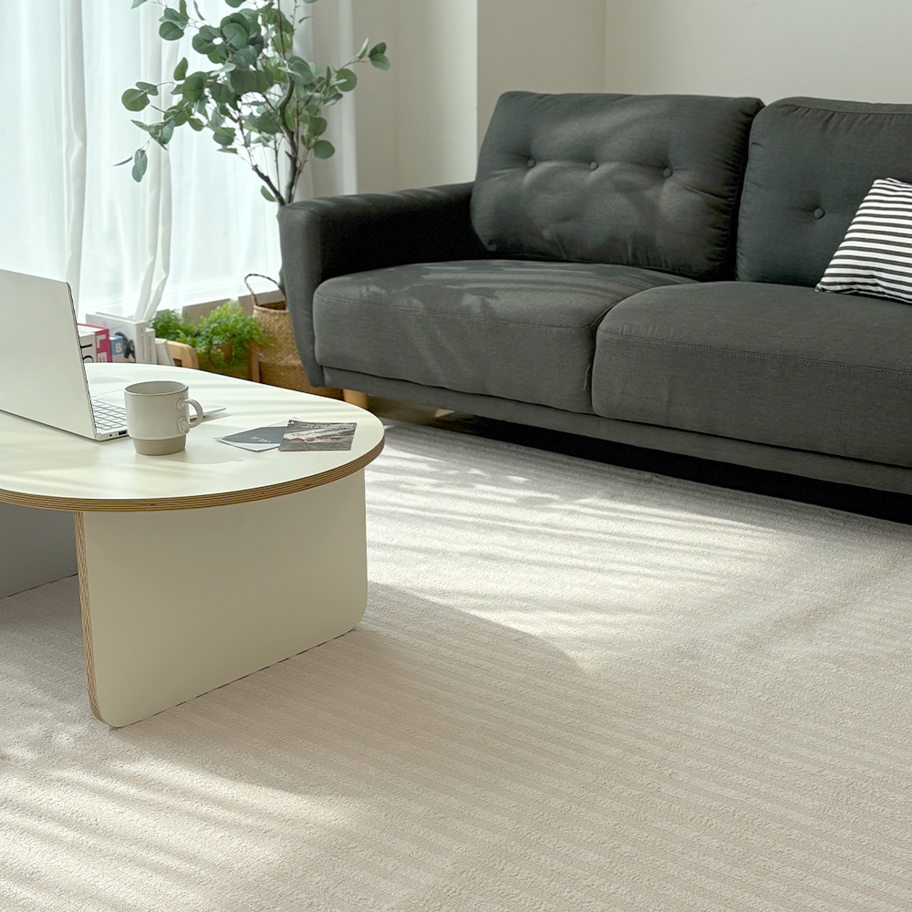 한스갤러리 누브 침실 거실 대형 타원형 러그 카페트 150x200