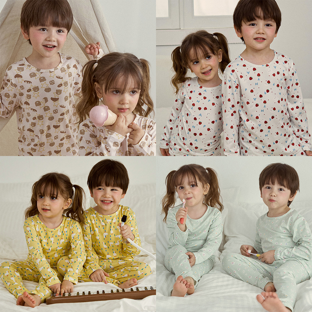 [도씨] 소프킨 긴팔 키즈 아동 실내복 세트 8종