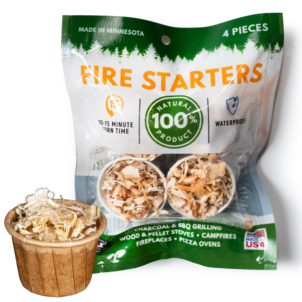 꾸버스 컵케이크 착화제 캠핑 파이어스타터 숯 장작 화로대 불쏘시개 고체연료 4P