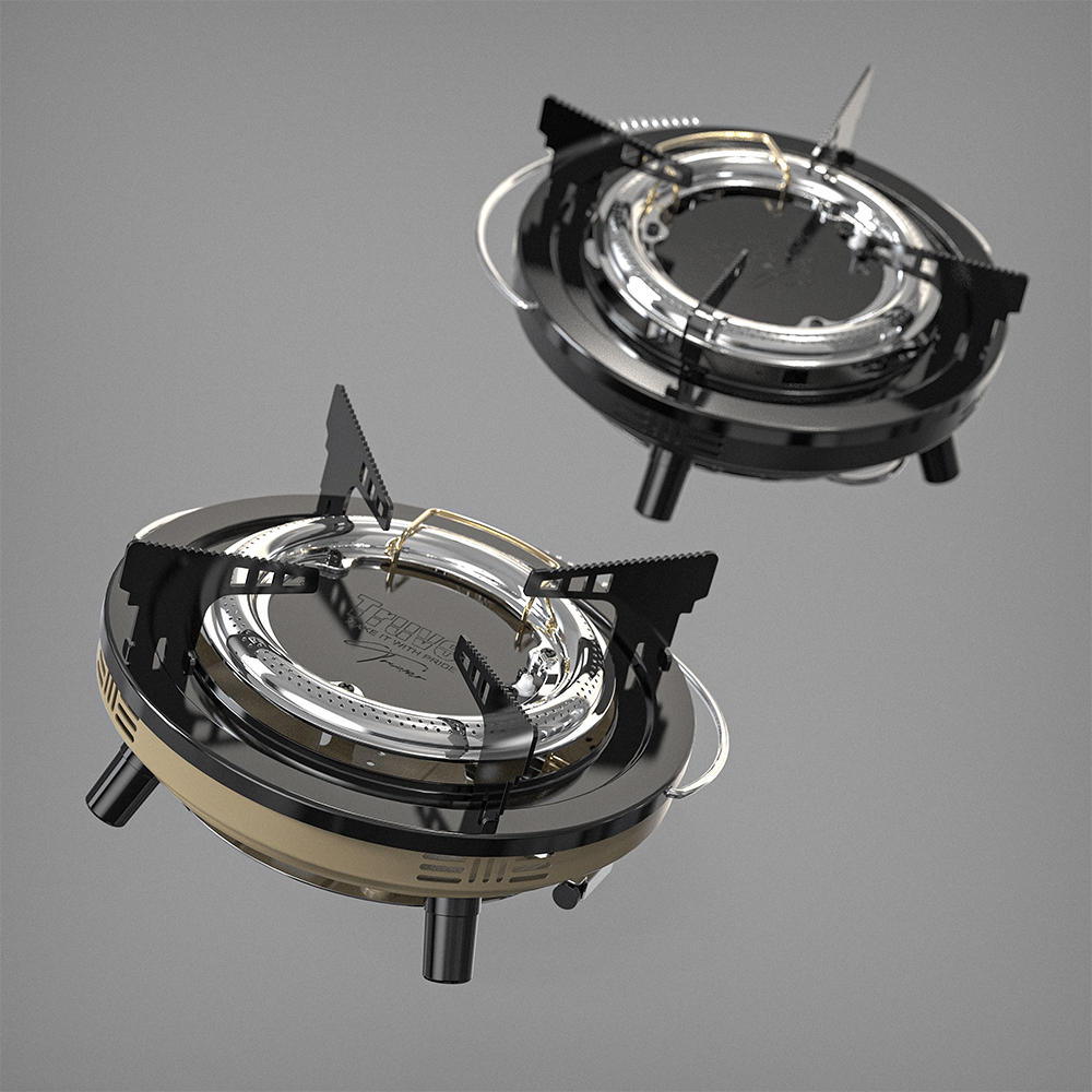 트루버 사하라와이드 캠핑 강염버너 해바라기 이소 가스 그리들 스토브