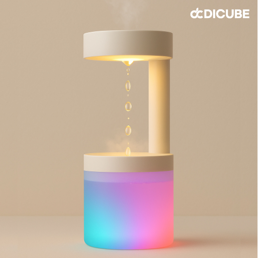 제로지 무중력 거꾸로 가습기 무드등 550ml 대용량 초음파가습기 저소음 14시간연속사용 - 상세 이미지 2