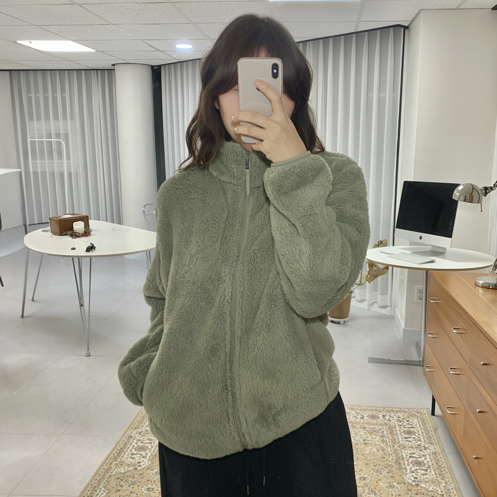 [N배송] 스파오 베이직 퍼플리스 집업 SPFZF4TC01