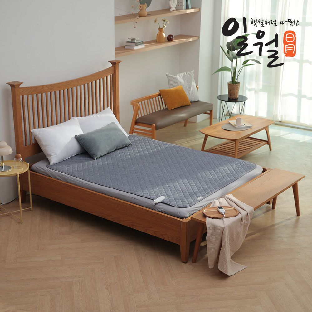 일월 블랙오닉스 초절전형 워셔블 카본 탄소 전기매트 카본매트 전기장판 더블