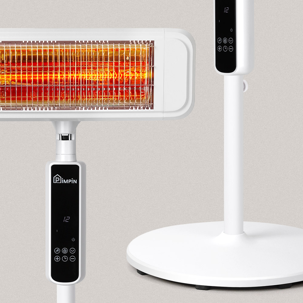1초 쾌속발열 근적외선 스탠드형 히터 리모컨형 핌핀 스탠드난로 PPH-8840NS