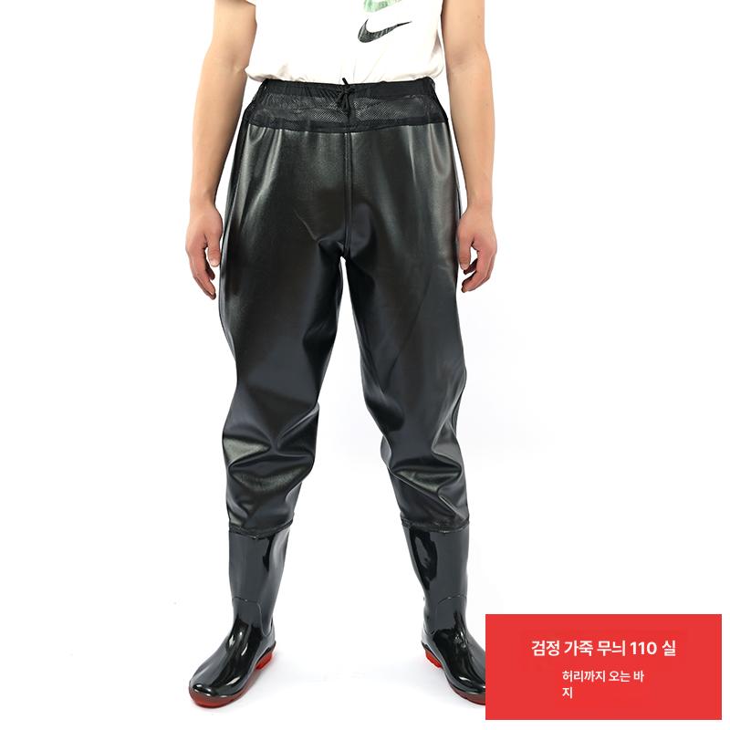 물바지 남성용 물장화 모내기바지 보강 바지장화 장화 전신 체험옷 해루질 갯바위장화 허벅지장화 블루75 실크 허리 길이 특가 38 - 상세 이미지 5