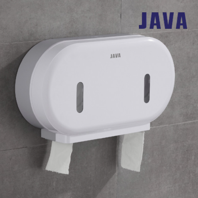 카페 화장실 휴지걸이 두루마리휴지걸이 식당용 트윈점보롤케이스