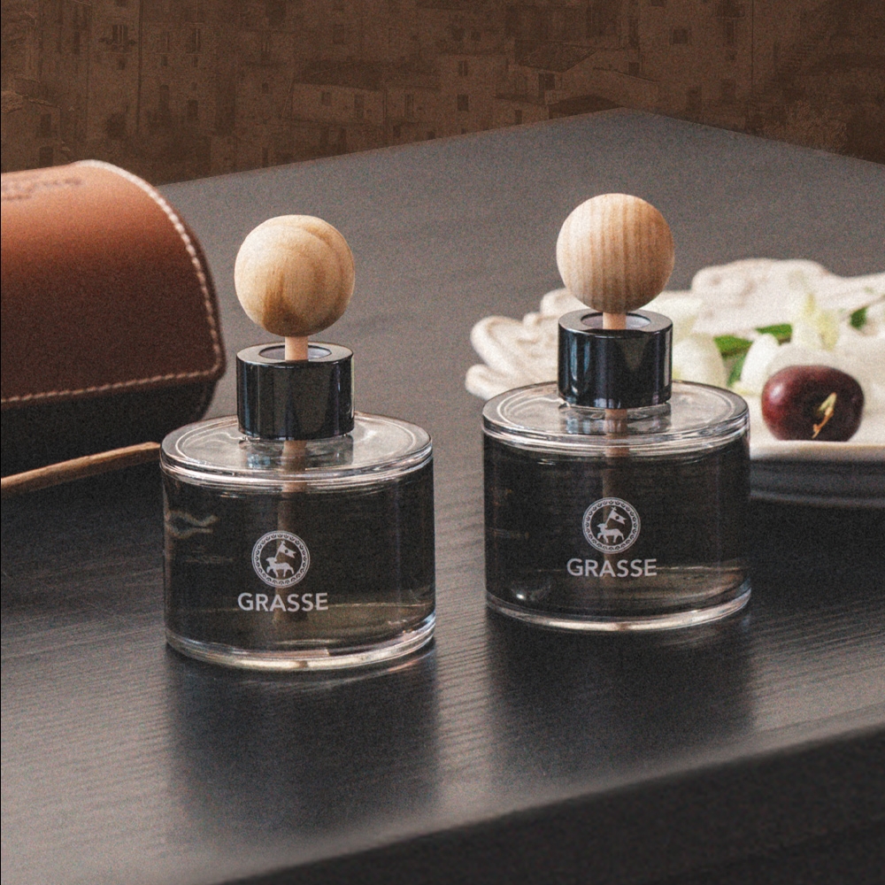 [불스원]그라스 차량용 방향제 디퓨저 세트 우디, 95ml, 2개