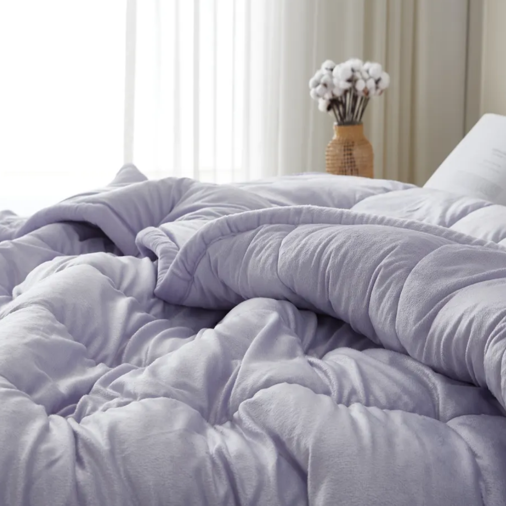 실크 알러지케어 가벼운 봄 가을 포근한 극세사 이브자리 차렵 이불 SS