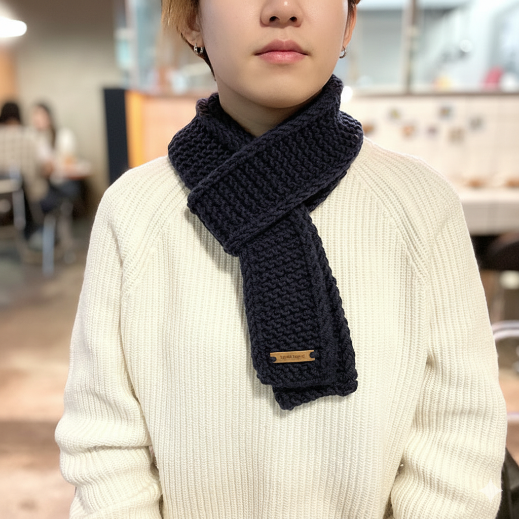 목도리 뜨개질 목도리 뜨기 대바늘 미니 러브컨츄리 이미지 7