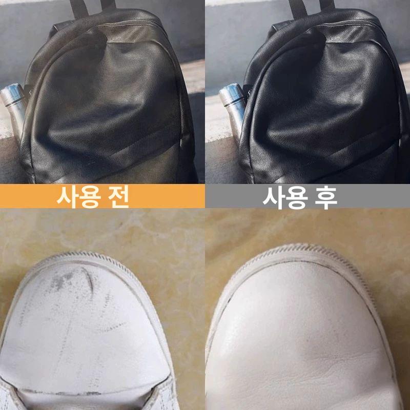 가죽복원 가죽 보수 가죽신발 가죽소파 페이스트 복원 수리제 셀프 파우더 보색 리뉴얼 50ml 화이트 도색 - 상세 이미지 4