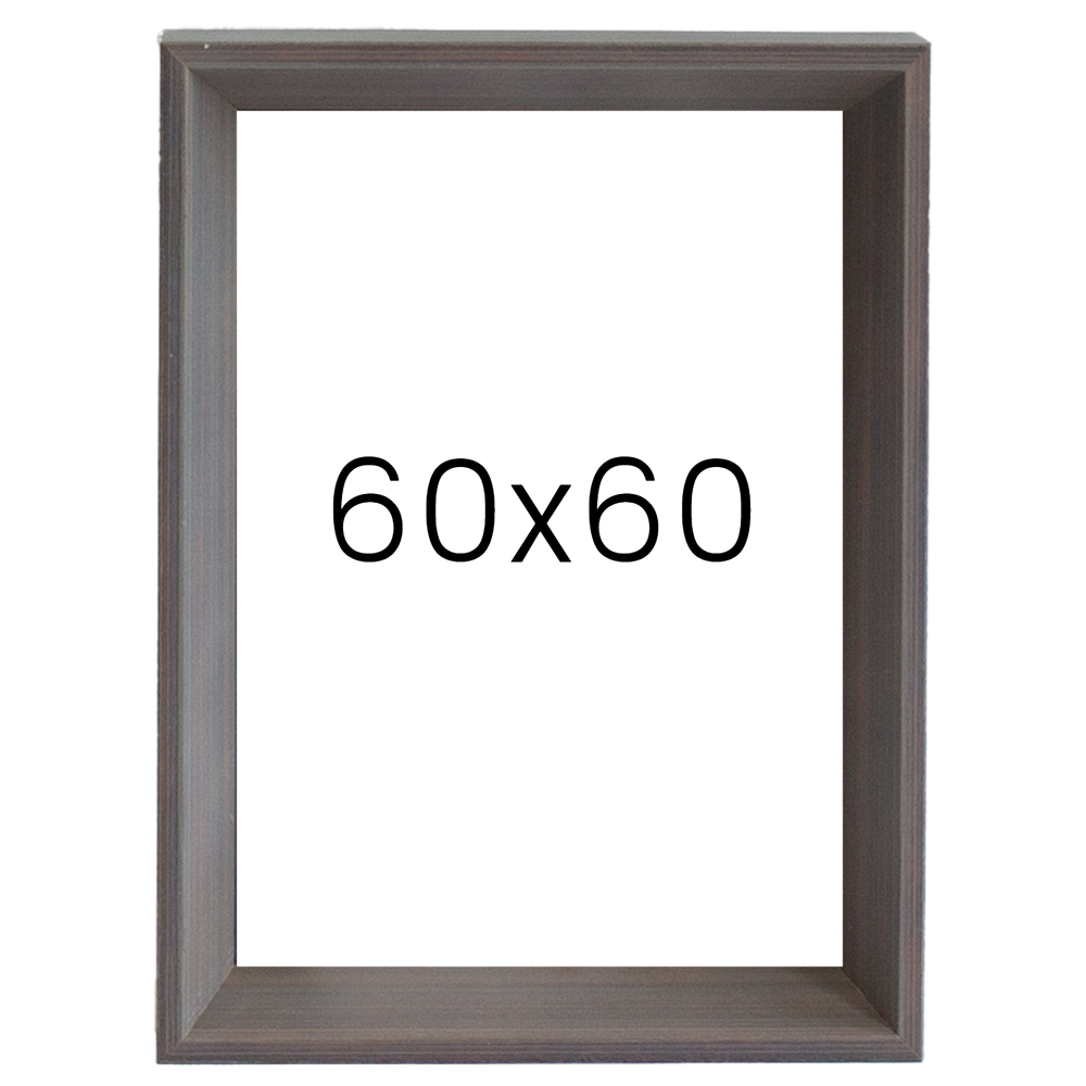 5mm트윈 원목액자 웨딩액자 그림 포스터 프레임 인테리어 60x60 600x600mm, 그레이 - 메인 이미지
