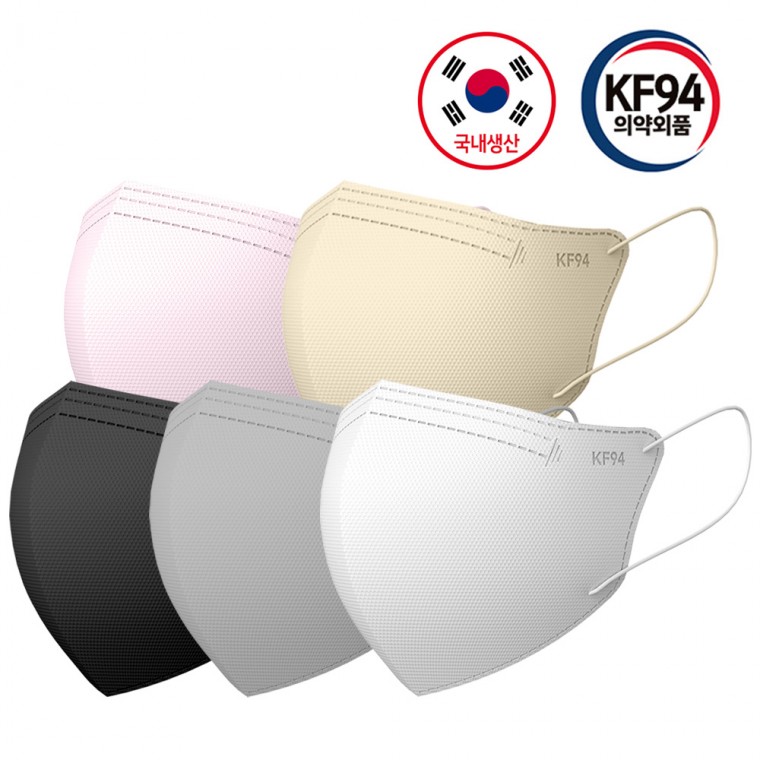 ［호재］브이핏 황사방역마스크 새부리형 4 컬러 대형 KF94 마스크 100매 - 상세 이미지 2