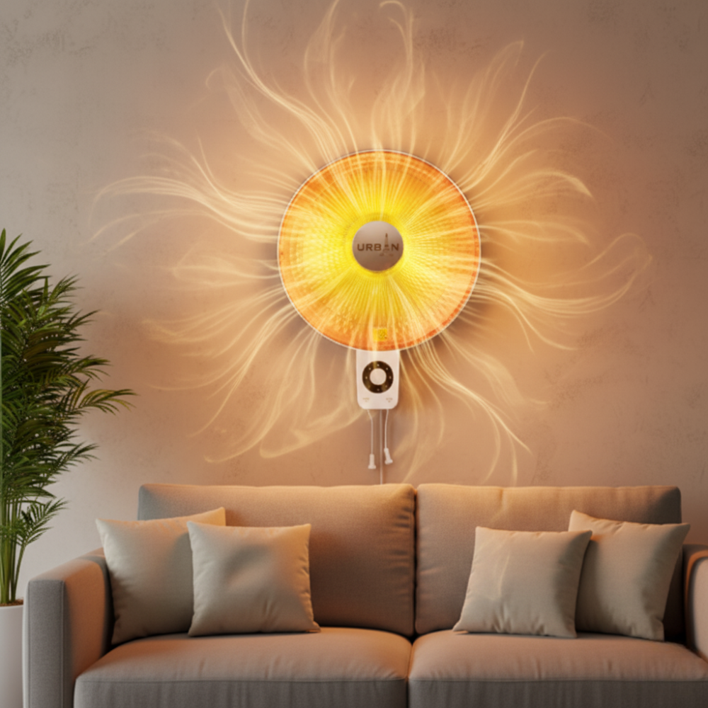 선풍기형 히터 벽걸이형 전기난로 가정용 사무실 온열기 전열기구 난방기