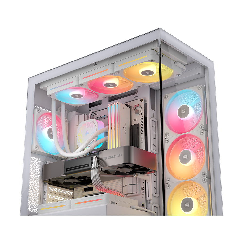 커세어 3500X LX-R RGB iCUE LINK 강화유리 (화이트) - 상세 이미지 5