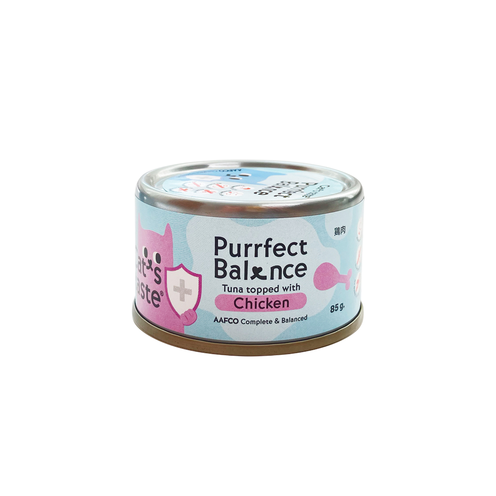 캣츠테이스트 퍼팩트 발란스 주식캔 참치+치킨, 85g, 1개 - 상품 이미지