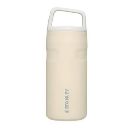 스탠리 아이스플로우 에어로라이트 캡 앤 캐리 + 텀블러, 크림글리머 473ml