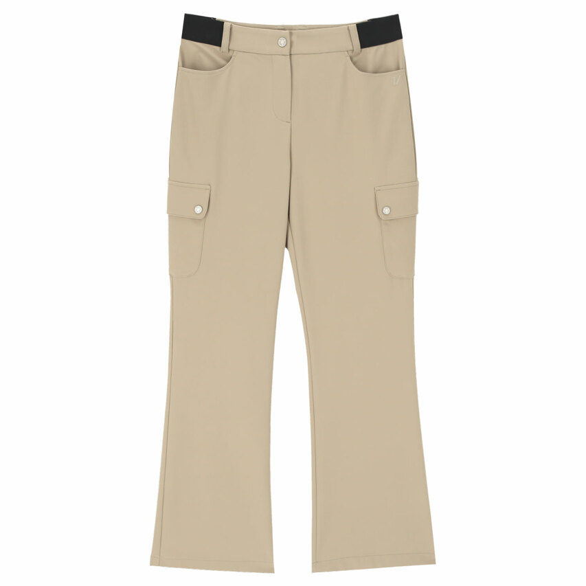 볼빅골프웨어 볼빅바지 여성골프바지 간절기 골프카고바지 부츠컷팬츠 P991 - 상세 이미지 2