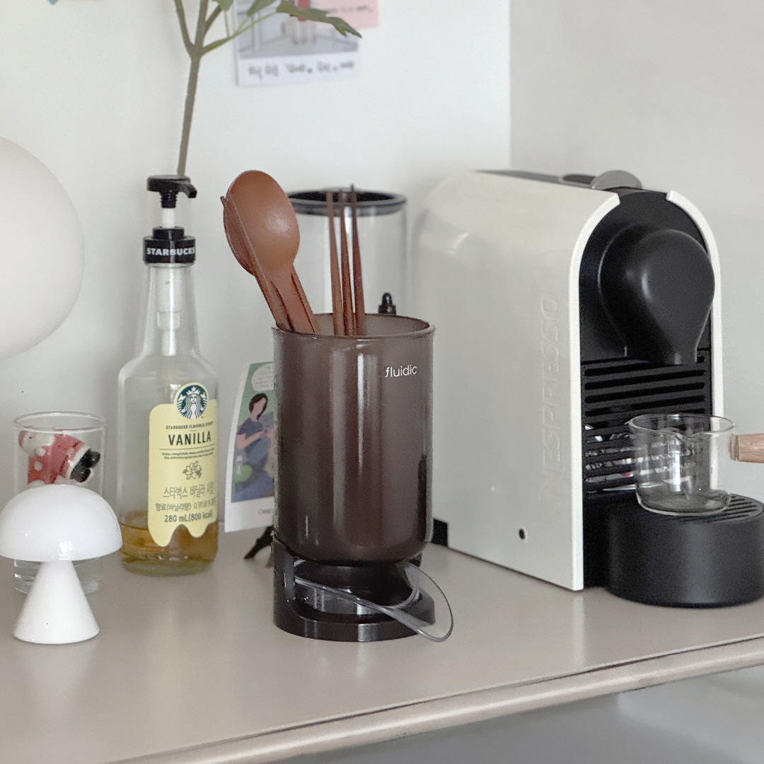 플루딕 자동 물빠짐 수저통2