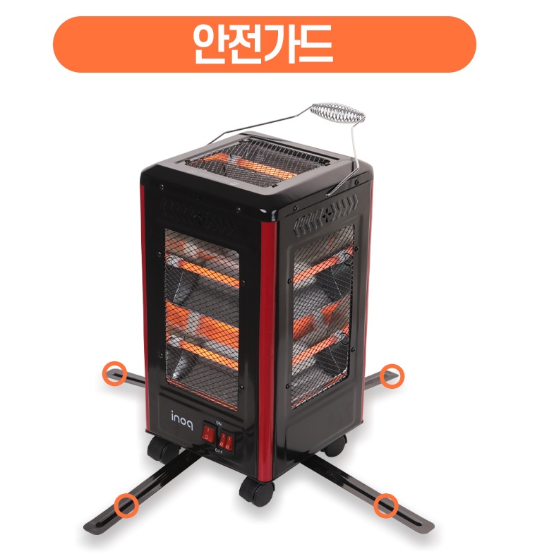 사무실 오방난로 매장용 오면 전기히터 개별난방 전기스토브 - 상세 이미지 4