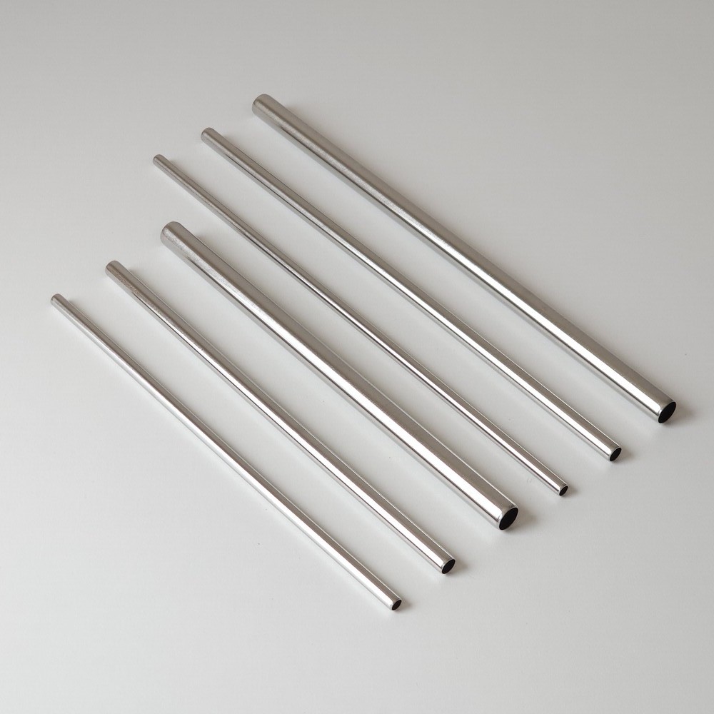 스텐 빨대 스텐304 스트로우 벤티 카페 텀블러 다회용 215mm 6mm 직선 - 상세 이미지 4