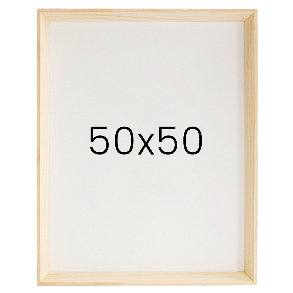 5mm트윈 원목액자 웨딩액자 그림 포스터 프레임 인테리어 50x50 500x500mm, 내츄럴 - 메인 이미지