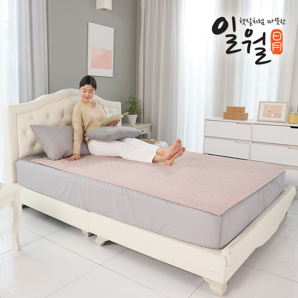 26년형 일월 전기매트 프리미엄 텐셀브라운 초절전형 워셔블 탄소 카본매트 싱글