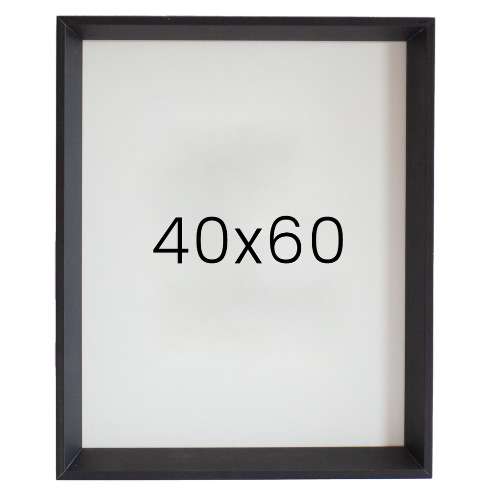 5mm트윈 원목액자 웨딩액자 그림 포스터 프레임 인테리어 40x60 400x600mm, 블랙 - 상품 이미지