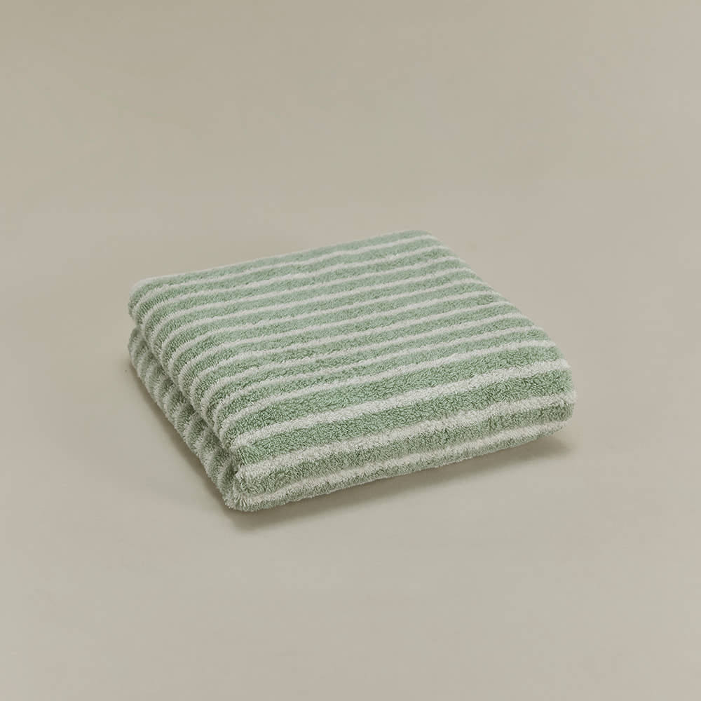 코에르 호텔 수건 40수 코마사 고급 세면 타월 스트라이프 1P
