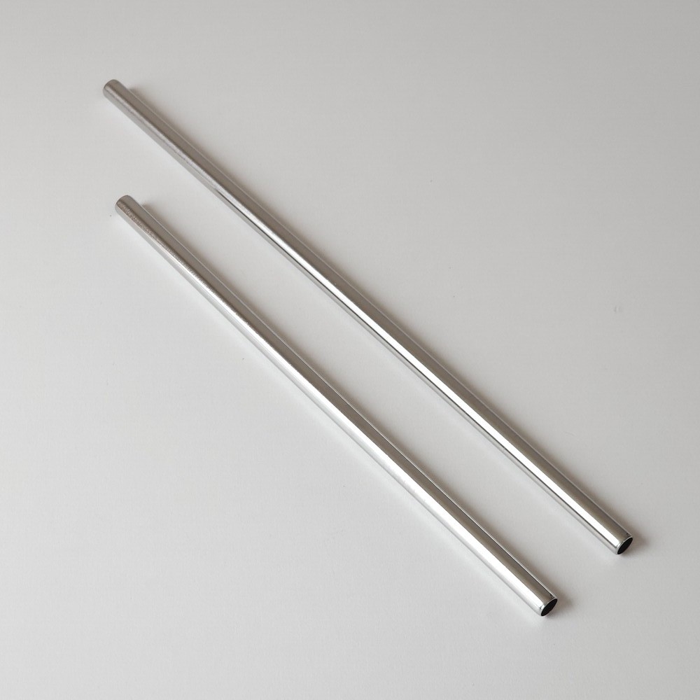 스텐 빨대 스텐304 스트로우 벤티 카페 텀블러 다회용 215mm 6mm 직선 - 상세 이미지 2