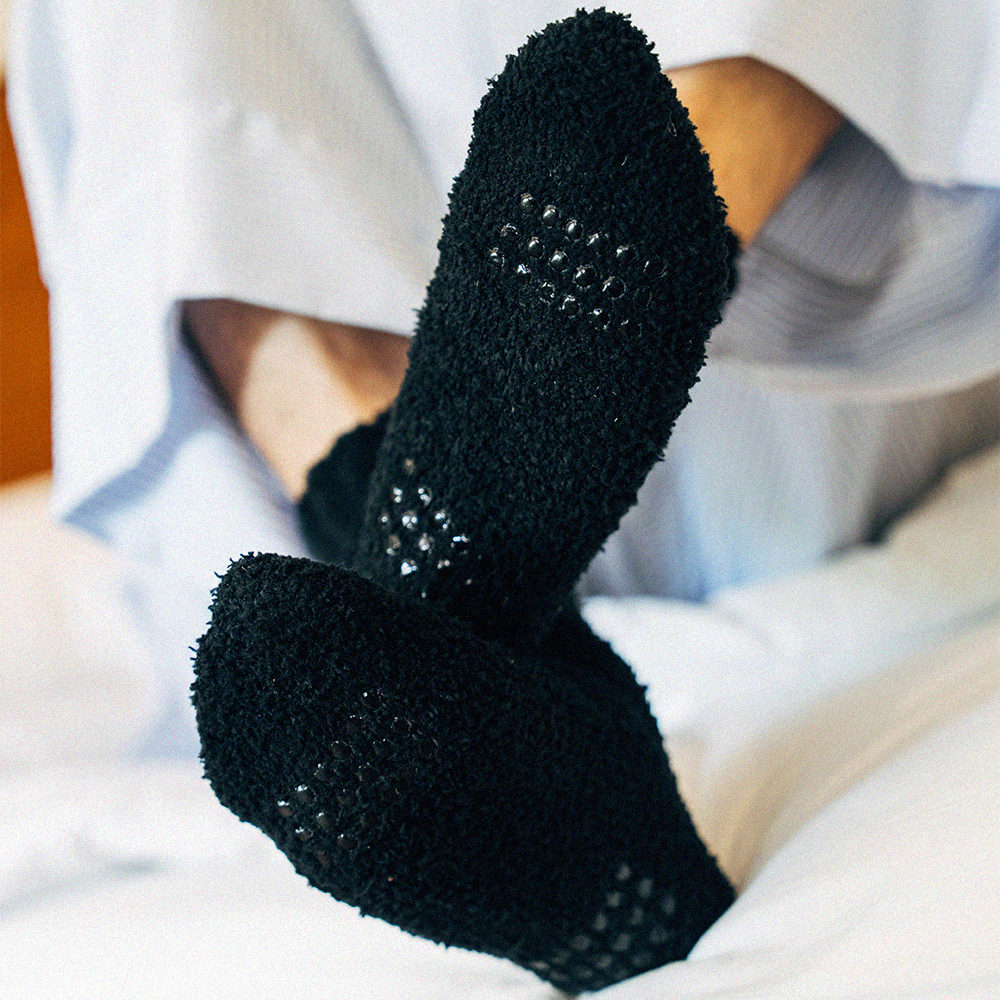 4켤레 털빠짐 없는 논슬립 무압박 수면양말 세트 롱 긴 장목 양털 임산부 수족냉증 방한양말 N배송 대표 이미지