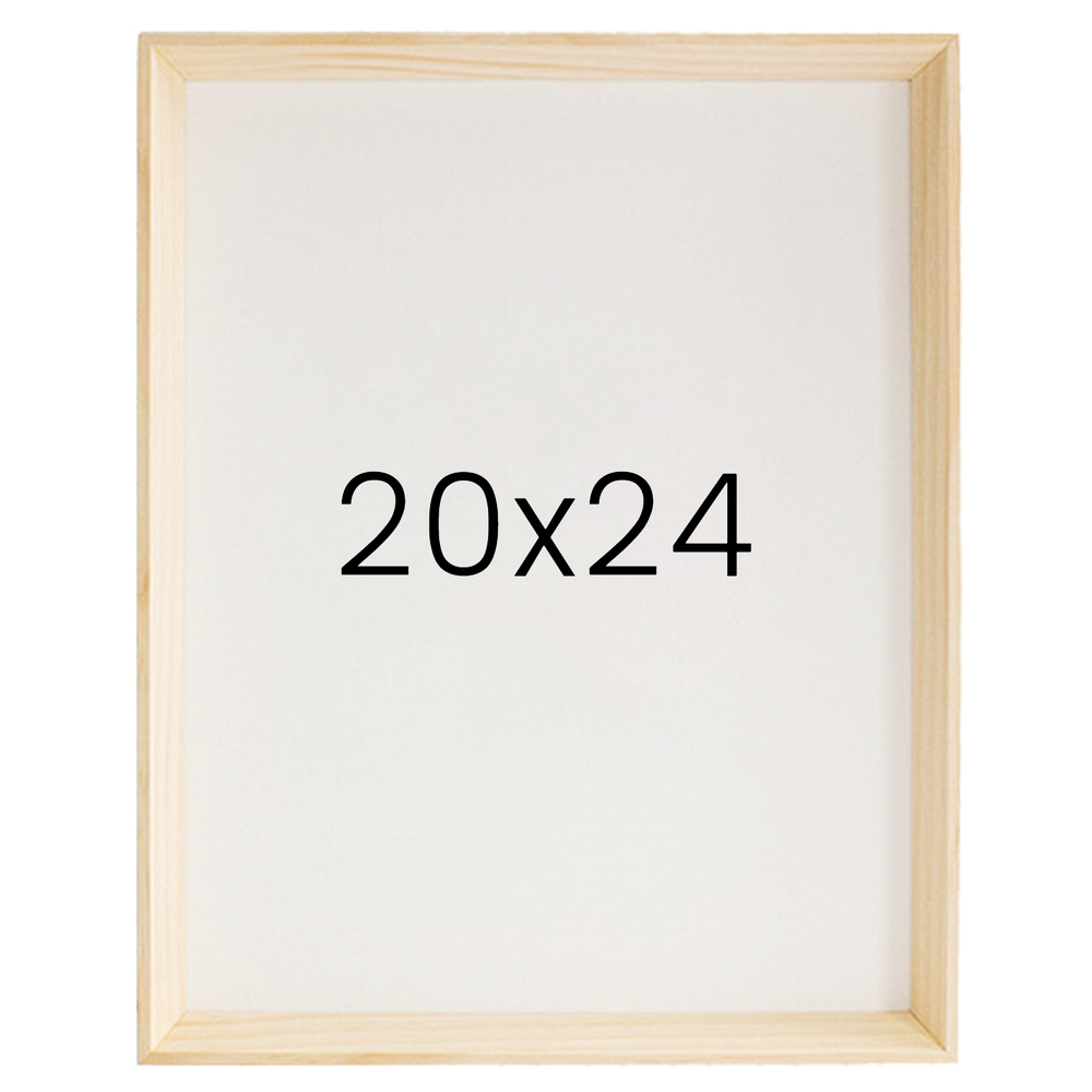 5mm트윈 원목액자 웨딩액자 그림 포스터 프레임 인테리어 20x24 508x609mm, 내츄럴 - 메인 이미지