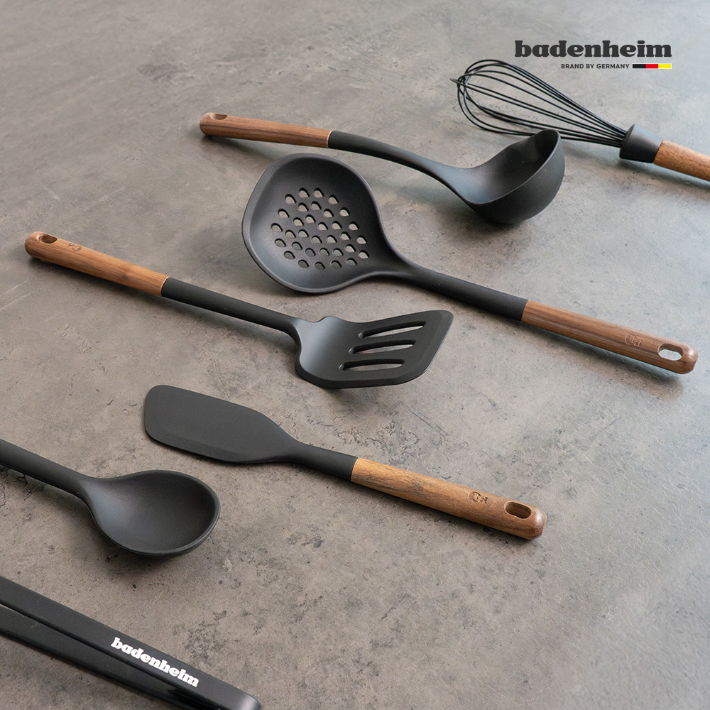 [바덴하임] 우드핸들 실리콘 조리도구 8종 택1