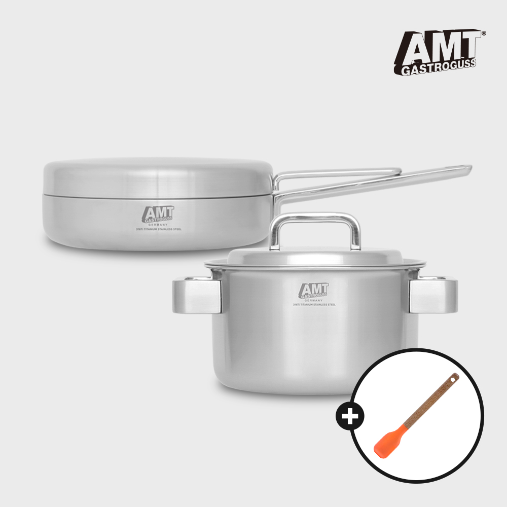 AMT 316Ti 통5중 프로 2종세트(와이드팬 22cm+양수16cm) - 메인 이미지