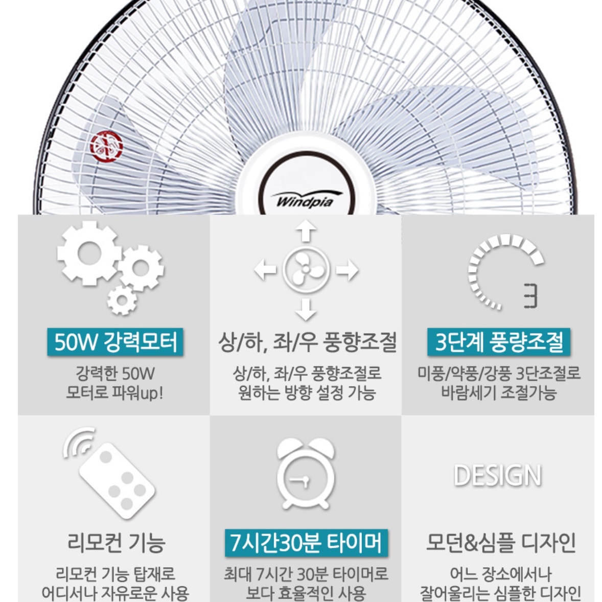 리모컨 대형 공업용 선풍기 식당 식당용 매장 선풍기 매장용 선풍기 - 상세 이미지 4