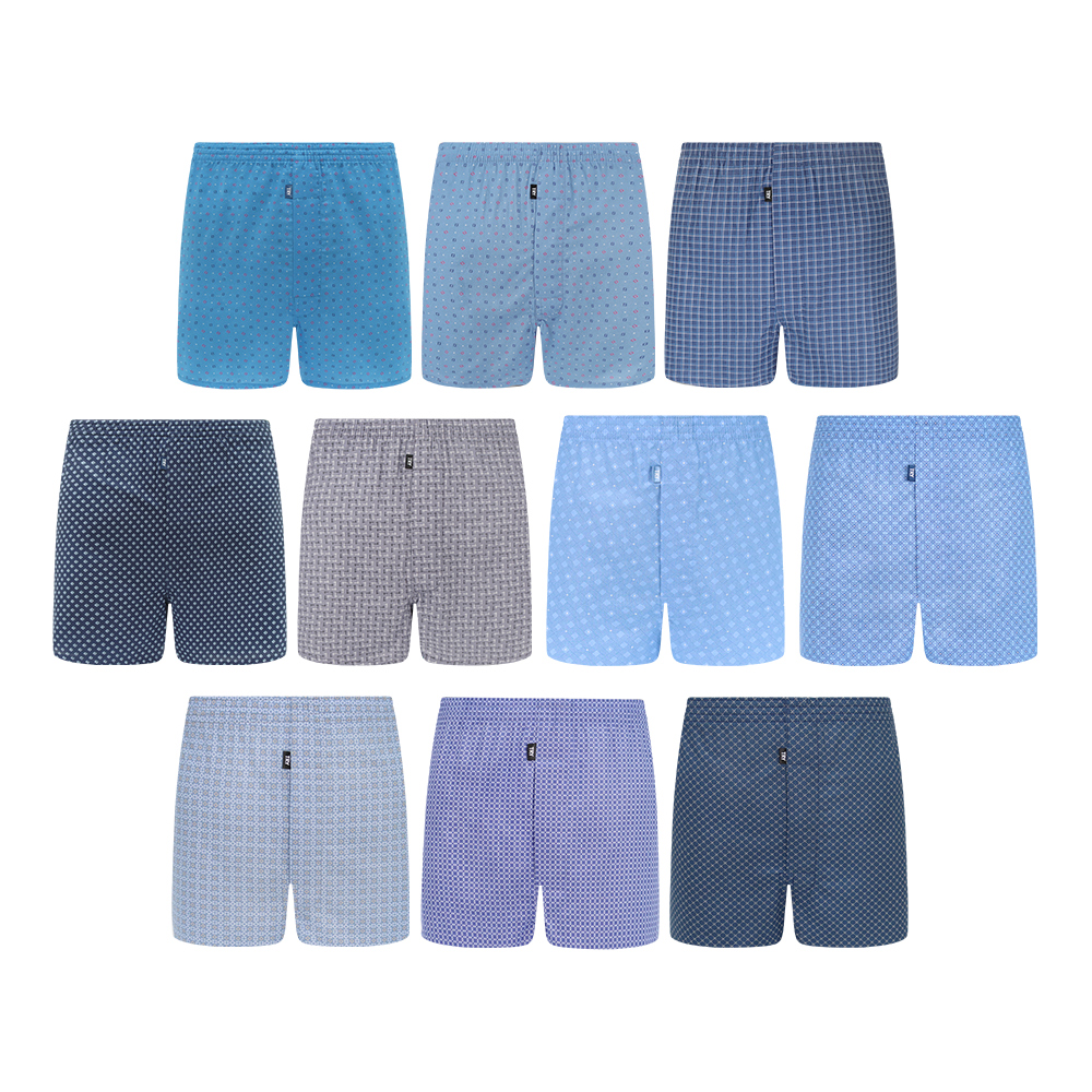 트라이 남성 쾌적 프리미엄 코튼 사각 트렁크 팬티 10종세트 TMT03 TT02 제품 이미지