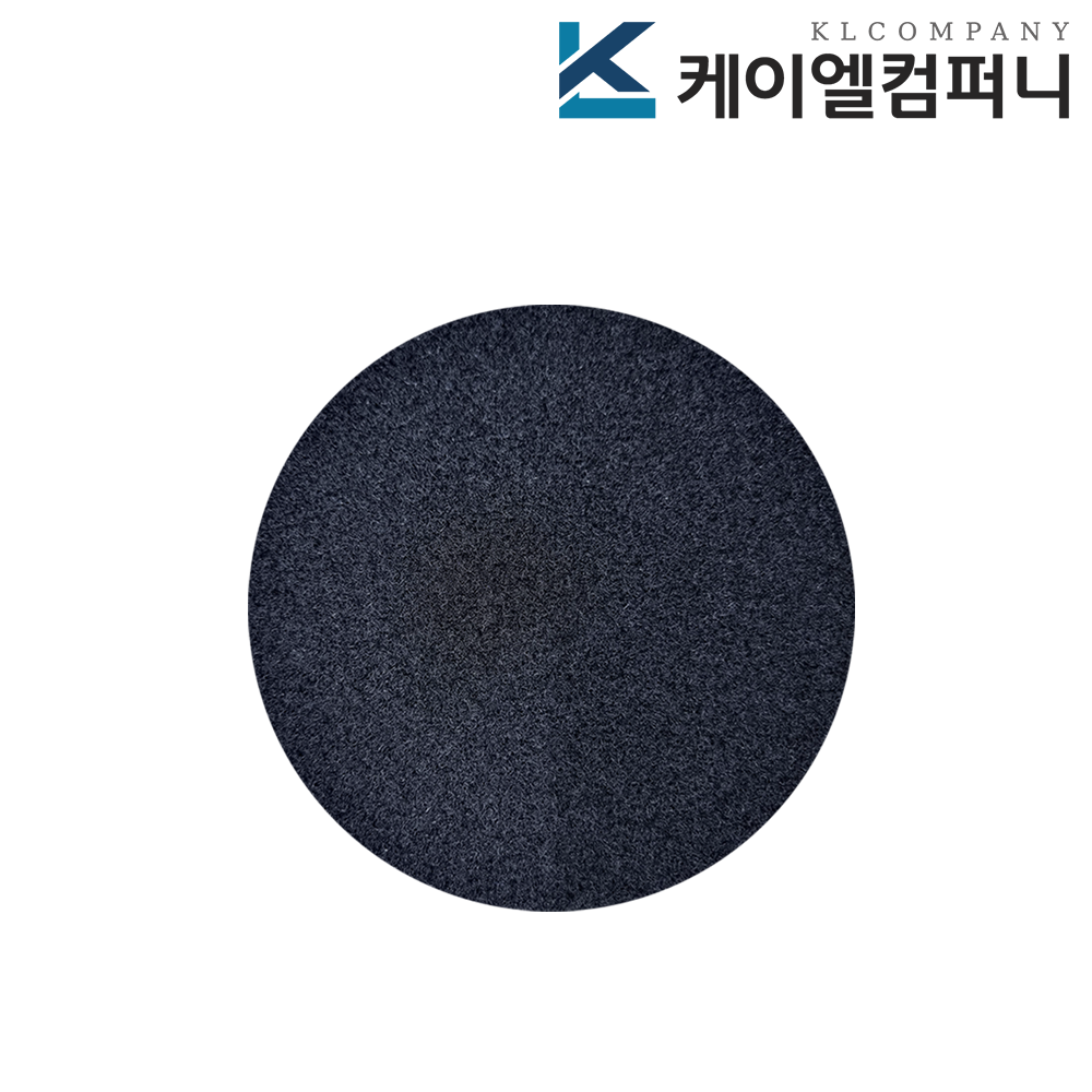 국산 원형 동그란 접착벨크로 양면테이프 스티커 1개, 지름 10cm, 검정색 보들이 - 상품 이미지