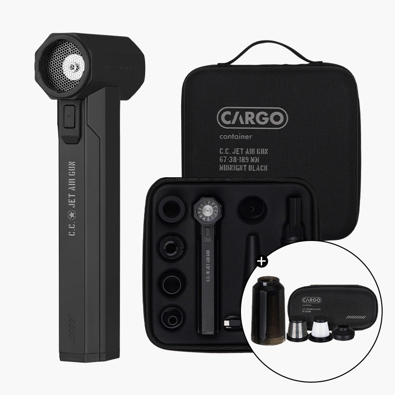 카고컨테이너 제트 에어건 무선 컴프레셔 미니 펌프 차량 청소 송풍기 블랙