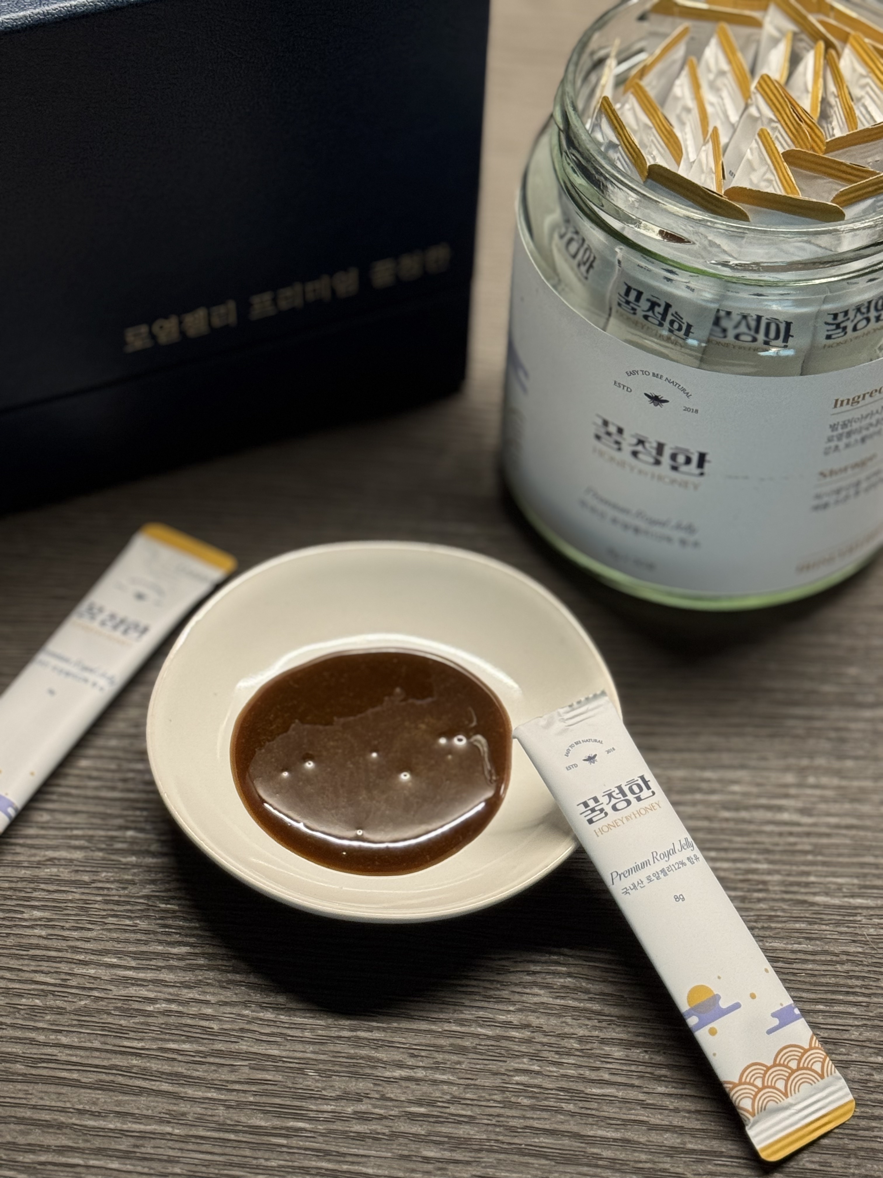 허니바이허니 국산 로얄젤리 스틱 프리미엄 꿀청한 상견례 선물 꿀 어버이날 부모님 선물 세트 이미지 7