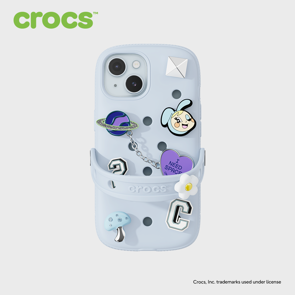 크록스 케이스 for iPhone 블루 칼사이트, 아이폰15 - 메인 이미지