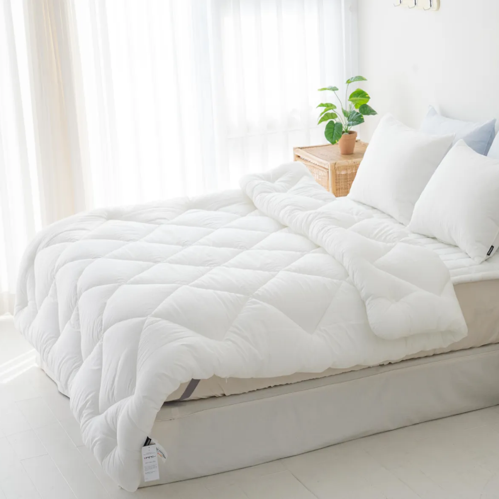 고밀도 60수 순면 100 알러지케어 따뜻한 아사 면 두꺼운 겨울 차렵 이불 SS