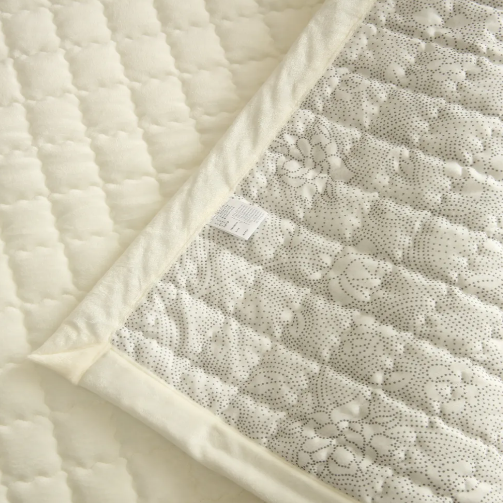 실크 알러지케어 가벼운 봄 가을 포근한 극세사 이브자리 차렵 이불 SS