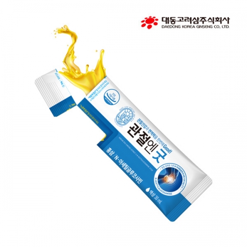 대동고려삼 관절엔 굿(정제500mg x 2정 + 액상 30ml) 30포(쇼핑백동봉) - 상세 이미지 3