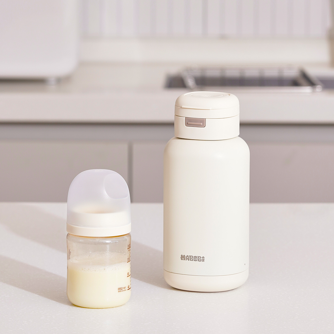 마베비 휴대용 분유포트 500ml 똑딱포트 무선 배터리 분리형 100도 가열