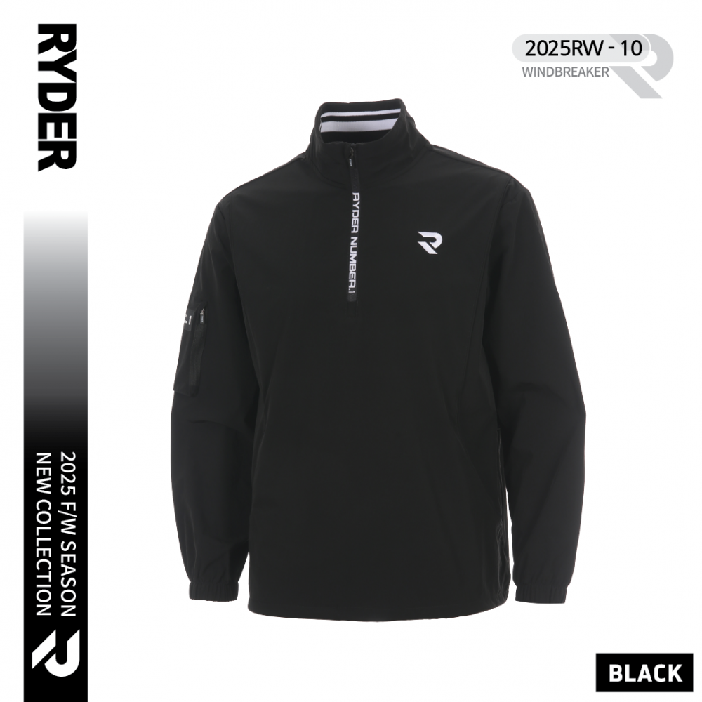라이더 RYDER 2025RW-10 바람막이 남여공용 배드민턴 탁구 스쿼시 스포츠의류 - 상품 이미지