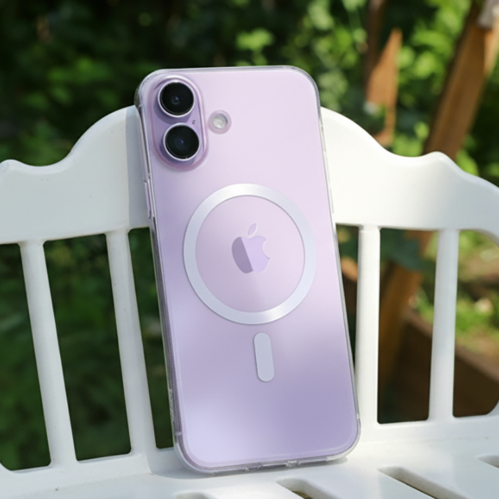 제로스킨 맥세이프 생폰 변색없는케이스 투명, 아이폰17